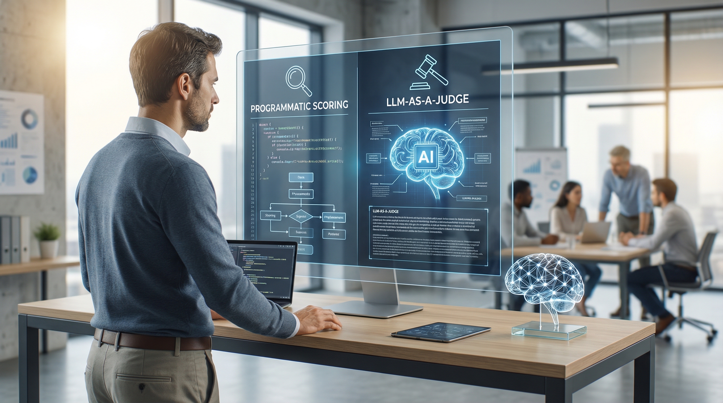 Programmatic Scoring vs LLM-as-a-Judge: Engineering Reliable Evaluators That Don’t Drift